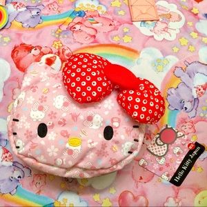 Hello Kitty Authentic Puroland Plush Pouch